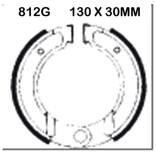 EBC EBC Brake Shoes 812G